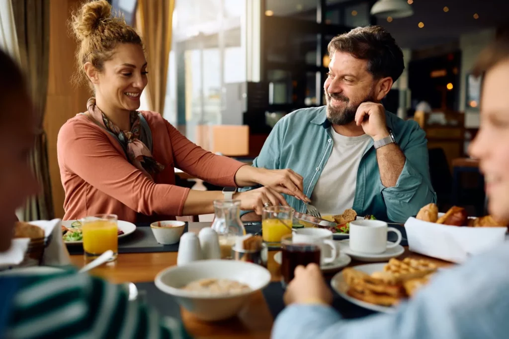 obiad restauracji opłacony kartą żywieniową flexee